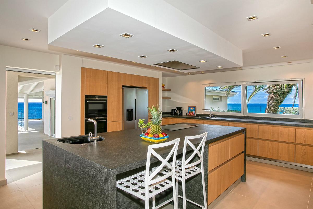 Luxury Villa Rental St Martin - Kitchen